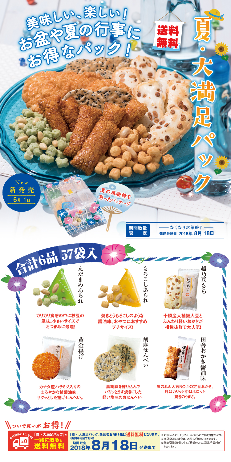 夏・大満足パック
