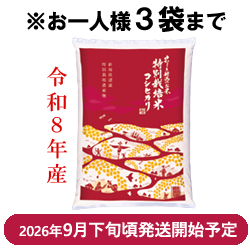 令和8年産 新米 特別栽培米コシヒカリ(白米) 袋(5kg入)