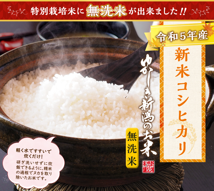 ★送料無料★新潟県産新米コシヒカリ（玄米10kg）